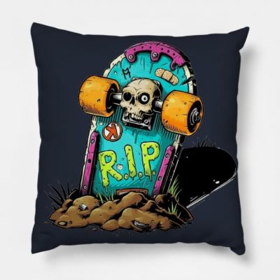 Skateboard Throw Pillow Official Skateboard Merch