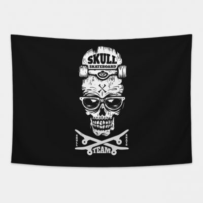 Skate Skull Tapestry Official Skateboard Merch