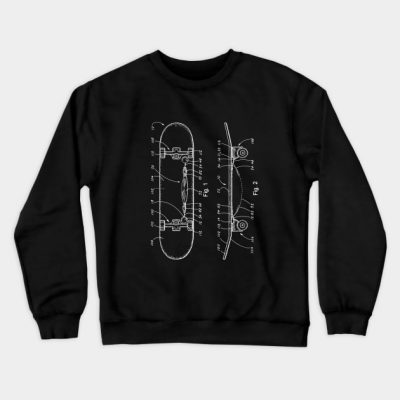 Skateboard Schematics Crewneck Sweatshirt Official Skateboard Merch