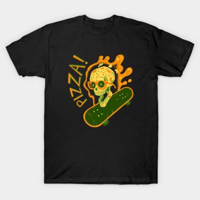 Pizza Skull T-Shirt Official Skateboard Merch