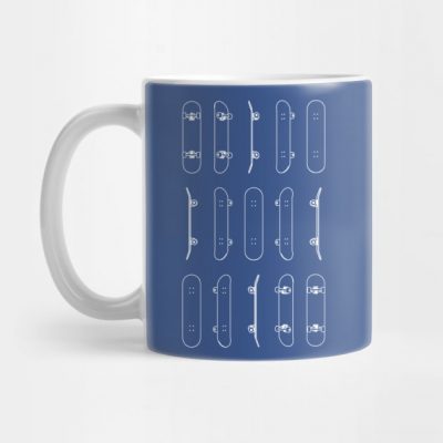 Rows Of White Skateboards Mug Official Skateboard Merch