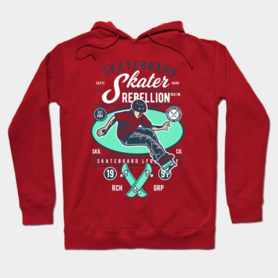 Skateboard Rebellion Hoodie Official Skateboard Merch