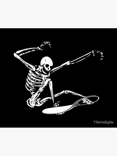 Skateboarding Skeleton Tapestry Official Skateboard Merch