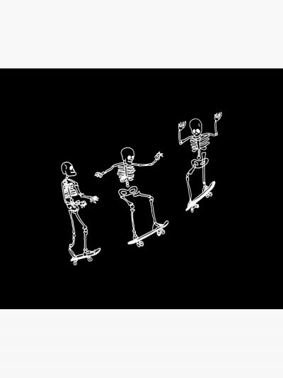 Funny Skeleton Skateboard Tapestry Official Skateboard Merch