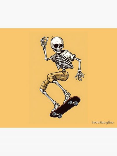 Skateboard Skull Design Tapestry Official Skateboard Merch