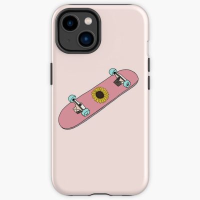 Aesthetic Pastel Sunflower Skateboard Iphone Case Official Skateboard Merch