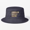 Skateboarding Running On Coffee And Skating In Gold Bucket Hat Official Skateboard Merch