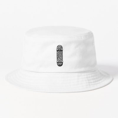 Intricate Tribal Design On Skateboard Bucket Hat Official Skateboard Merch