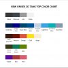 tank top color chart - Skateboard Gifts Store