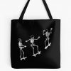 Funny Skeleton Skateboard Tote Bag Official Skateboard Merch