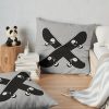 Skate X Throw Pillow Official Skateboard Merch