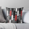 Skateboard Assembly Pattern (Grb) Throw Pillow Official Skateboard Merch