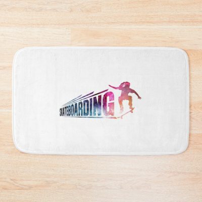 Skateboarding Bigger Galaxy Bath Mat Official Skateboard Merch