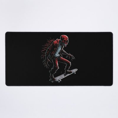 Zombie On A Skateboard  T-Shirt Art Mouse Pad Official Skateboard Merch