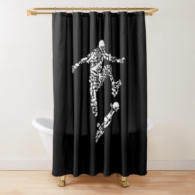 Skateboard Pattern Shower Curtain Official Skateboard Merch